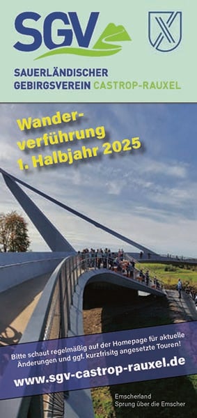 Titelseite der SGV-Broschüre 01-2025