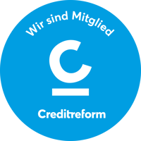 Siegel Creditreform wir sind Mitglied