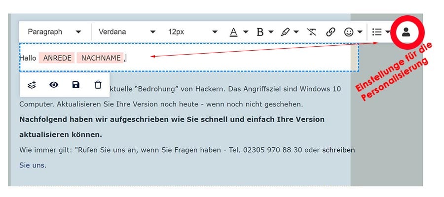 E-Mail-Kampagnen sollten personalisiert sein