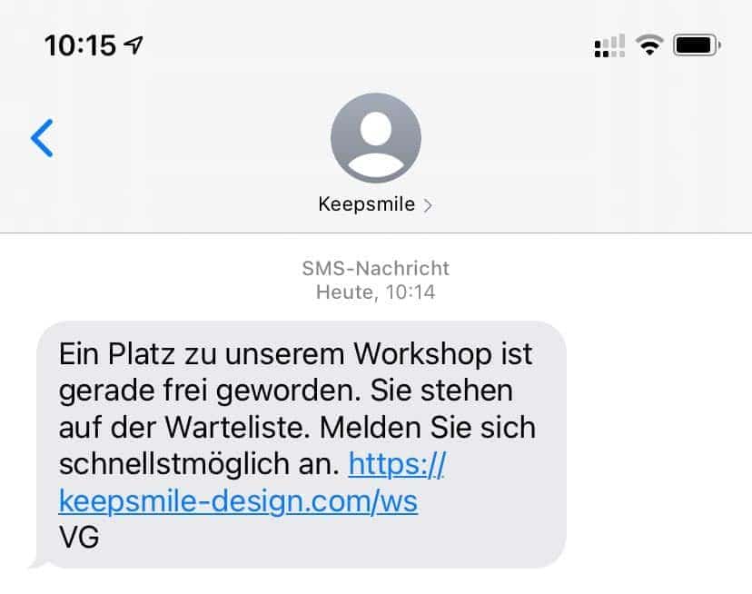 SMS-Marketing-Kampagne mit Sendinblue und Keepsmile Design, Castrop-Rauxel (Ruhrgebiet)