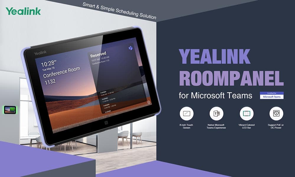 Yealink RoomPanel für Besprechungsräume - Beratung und Verkauf bei Keepsmile Design