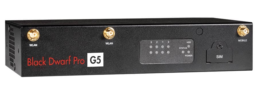 Black Dwarf Pro G5 UTM-Firewall von Securepoint